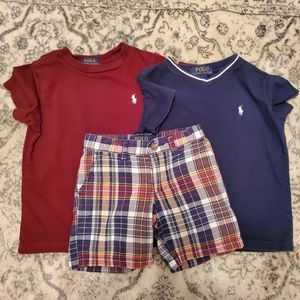Polo Ralph Lauren 3T boy's matching set.